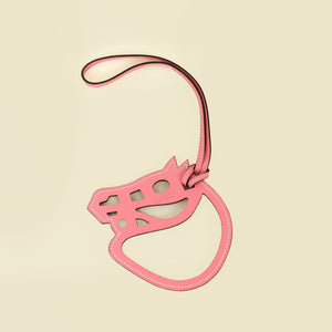 Hermes Rose Confetti Paddock Cheval Bag Charm