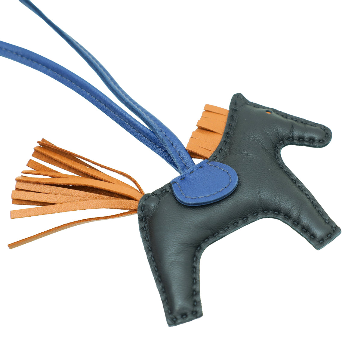 Hermes Tricolor Grigri Rodeo PM Bag Charm-Hermes-THE CLOSET