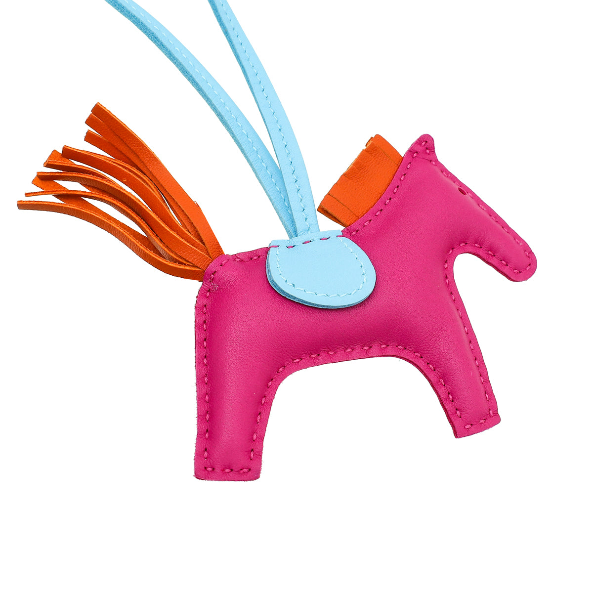 Hermes Tricolor Grigri Rodeo PM Bag Charm-Hermes-THE CLOSET