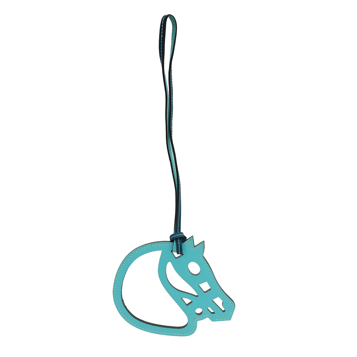 Hermes Bicolor Swift Paddock Cheval Bag Charm-Hermes-THE CLOSET