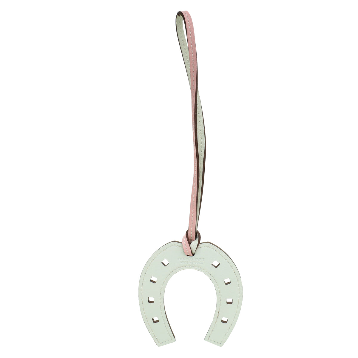 Hermes Bicolor Swift Paddock Horseshoe Bag Charm-Hermes-THE CLOSET