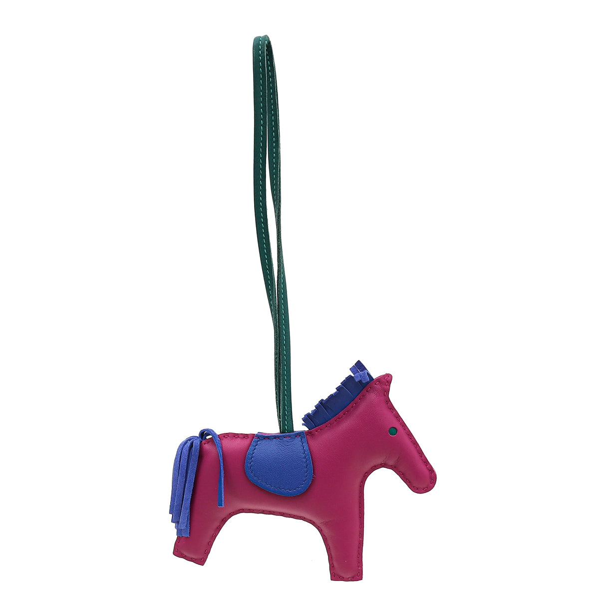 Hermes Tricolor Rodeo Horse MM Swift Bag Charm-Hermes-THE CLOSET