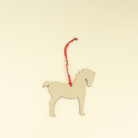 Hermes Noir Petit H Horse Charm