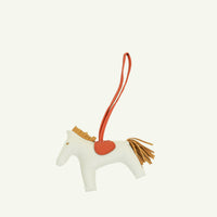 Hermes Tricolor Rodeo MM Bag Charm