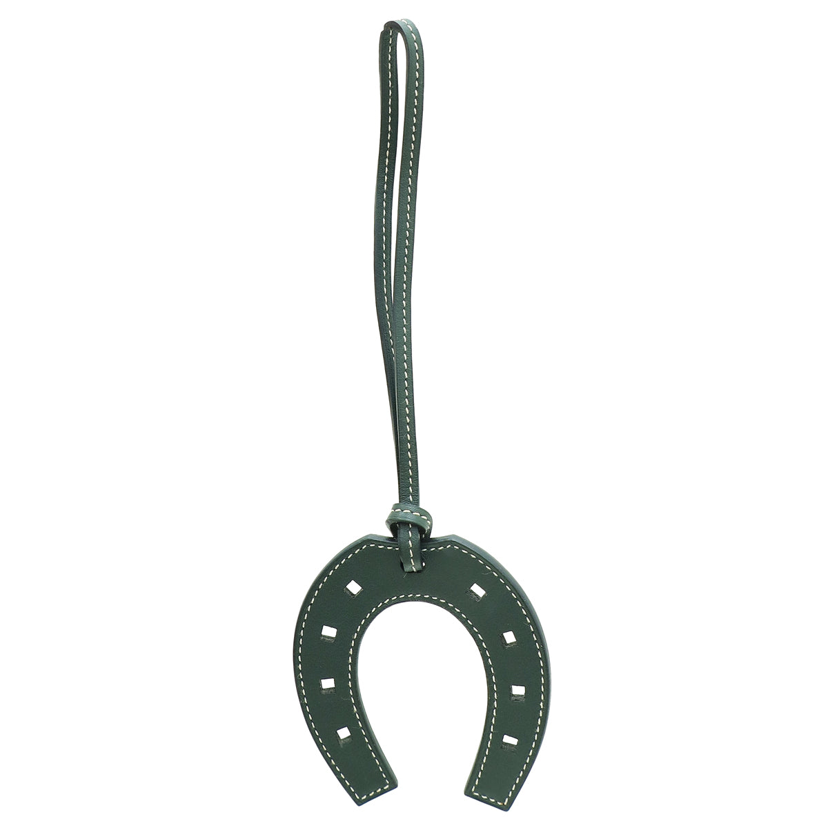 Hermes Graphite Horse Shoe Paddock Bag Charm-Hermes-THE CLOSET