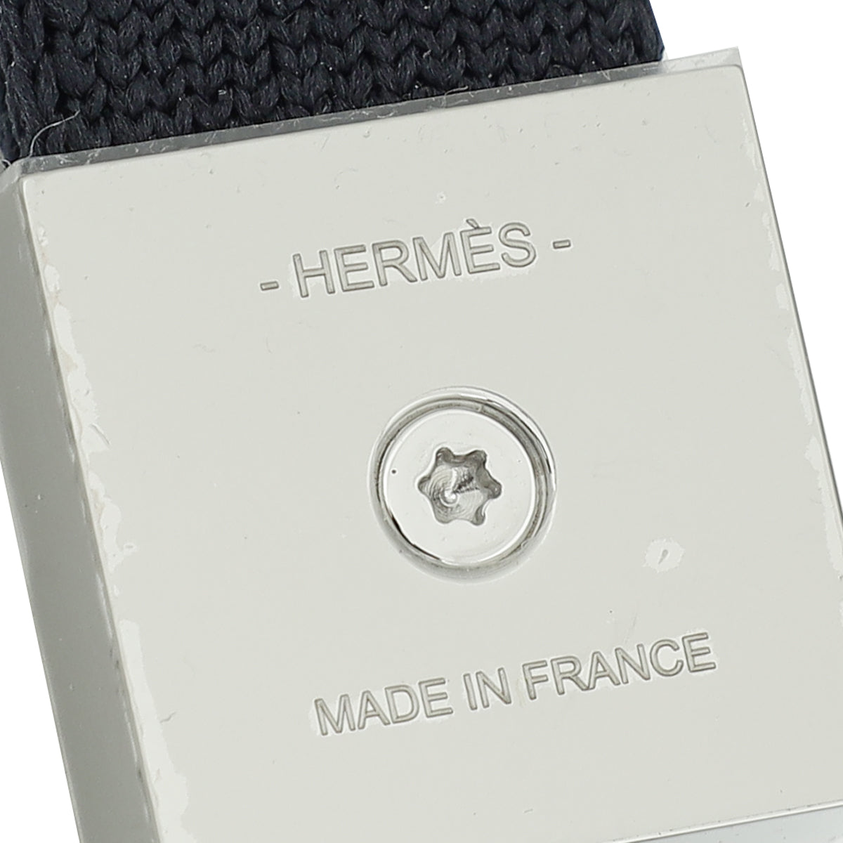 Hermes Stainless Steel Medor XO Lanyard Key Holder