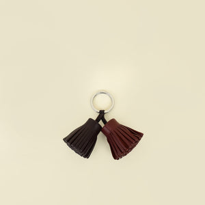 Hermes Bicolor Carmen Uno-Dos Key Ring