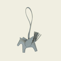 Hermes Gris Pantin Rodeo Pegase PM Charm