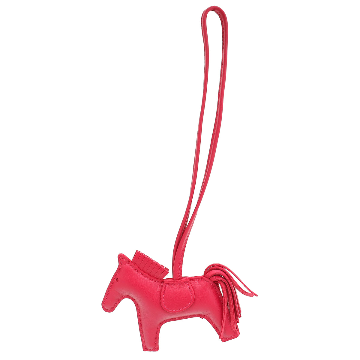 Hermes Rose Mexico Grigri Rodeo Bag Charm-Hermes-THE CLOSET