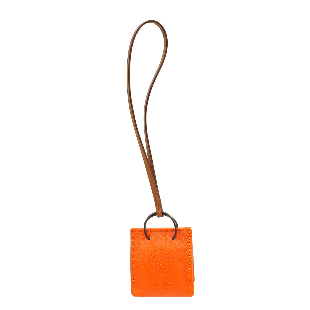 Hermes Orange Bag Charm-Hermes-THE CLOSET