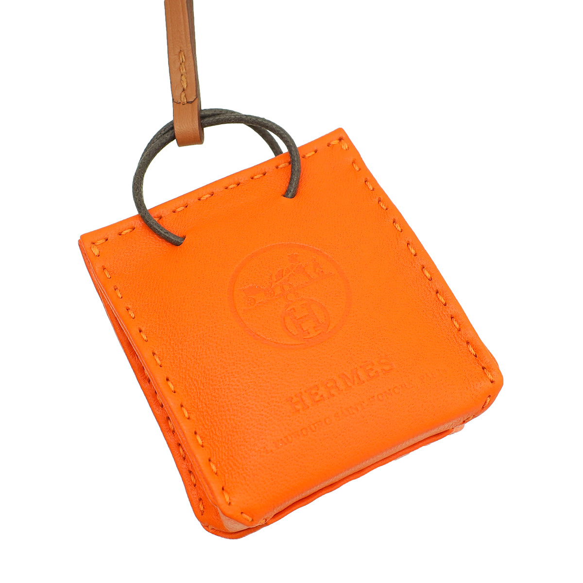 Hermes Orange Bag Charm-Hermes-THE CLOSET