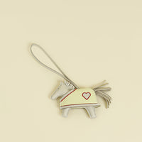Hermes Tricolor Rodeo Robeo Coeur PM Charm