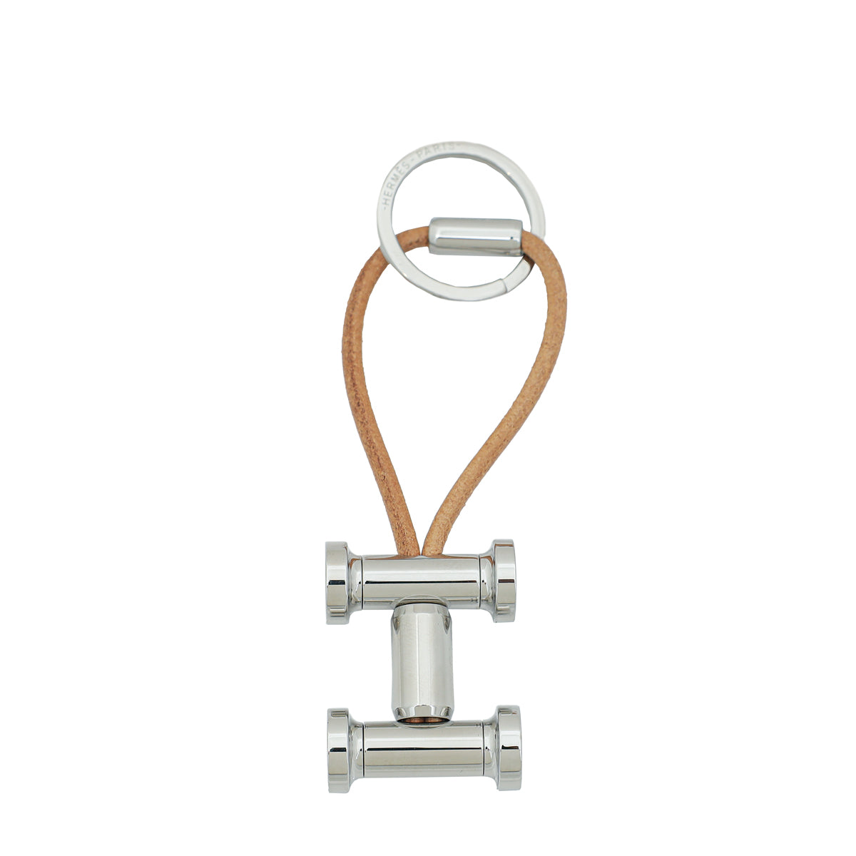 Hermes Naturel Mobile H Key Ring-Hermes-THE CLOSET