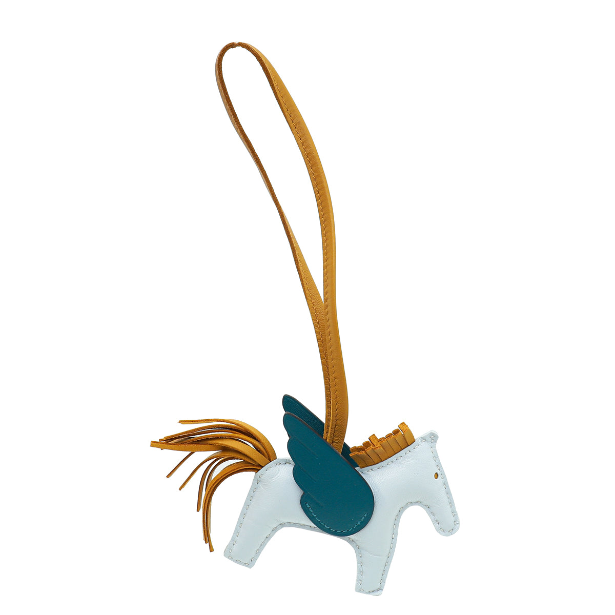 Hermes Tricolor Pegasus Rodeo Bag Charm-Hermes-THE CLOSET