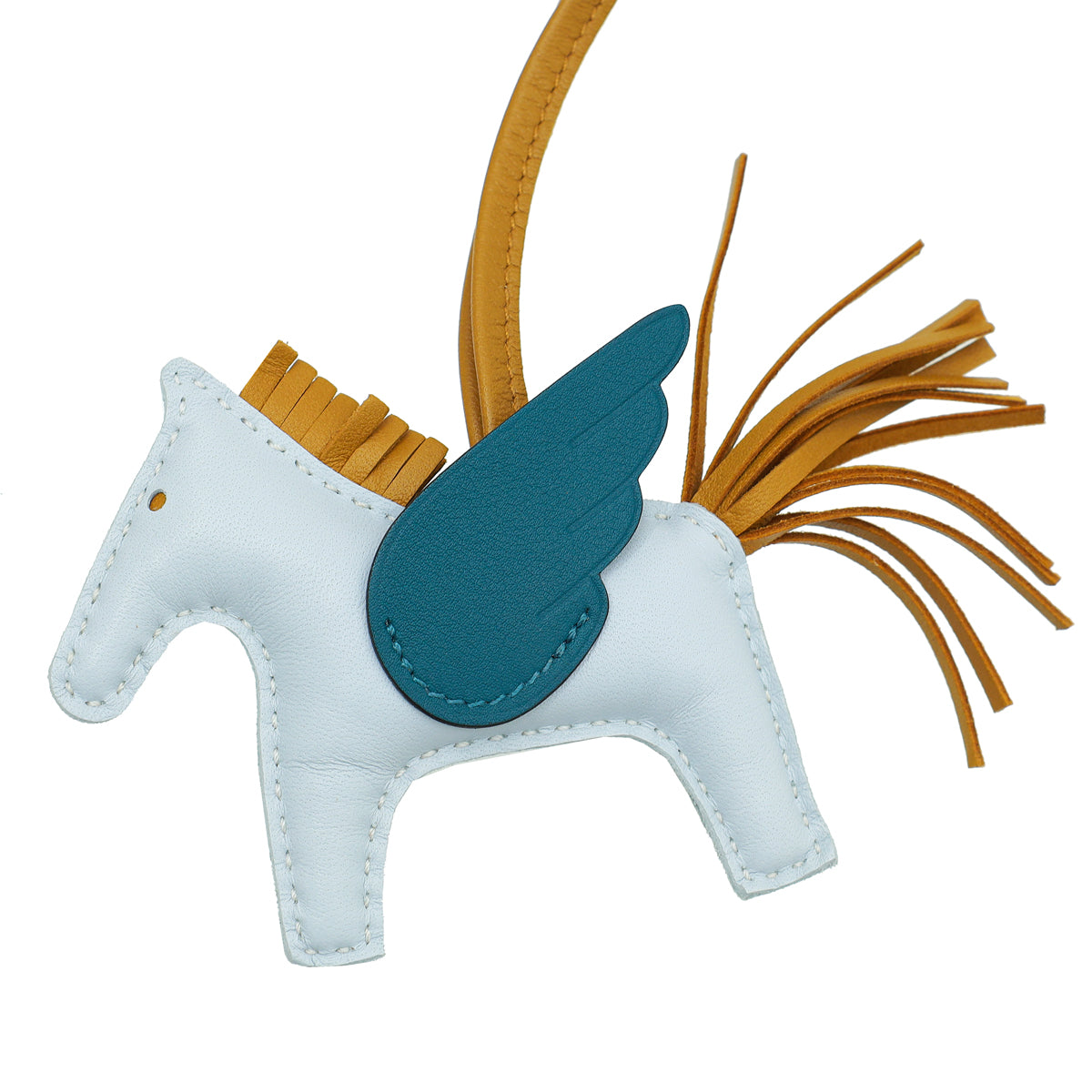 Hermes Tricolor Pegasus Rodeo Bag Charm
