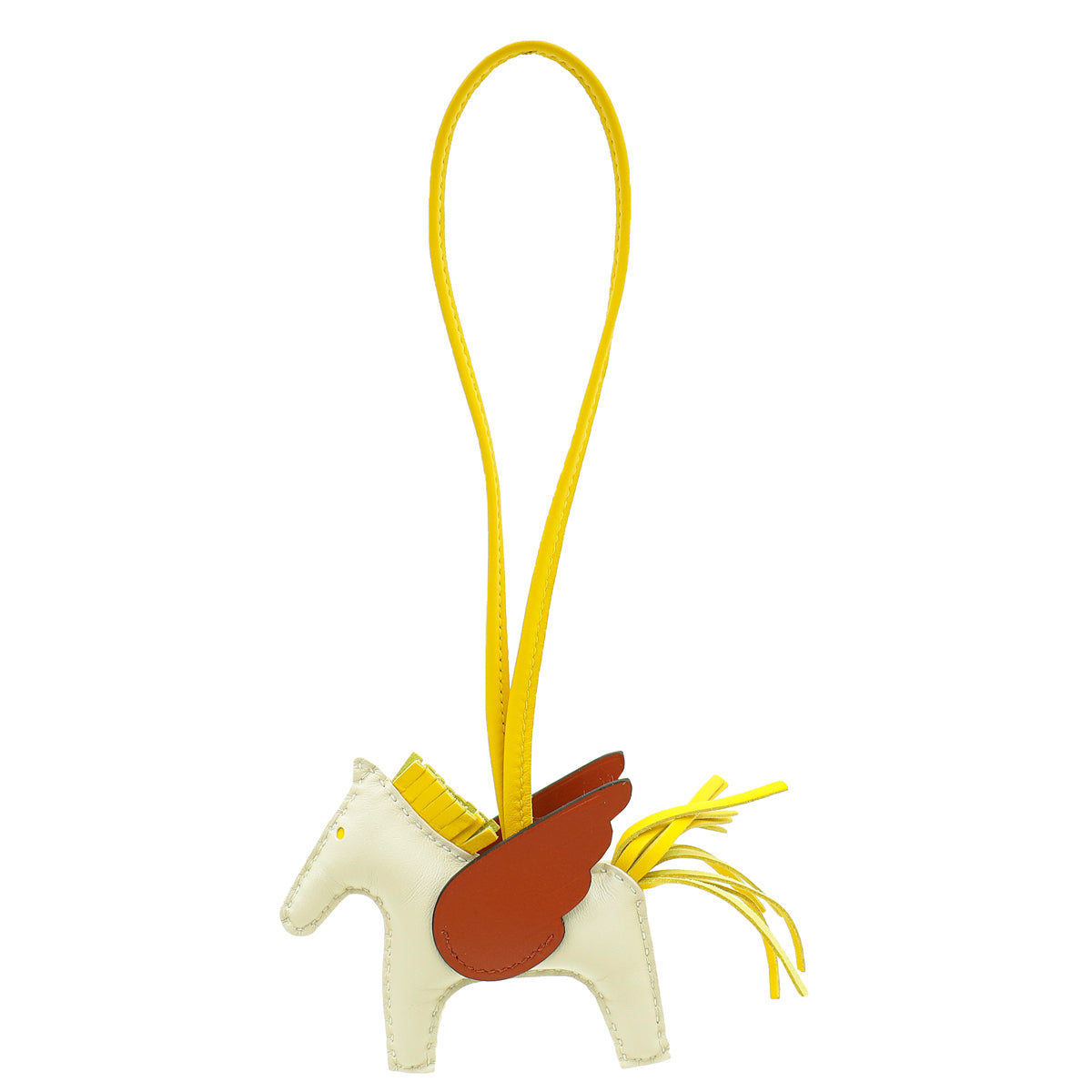 Hermes Tricolor Rodeo Pegasus Bag Charm-Hermes-THE CLOSET