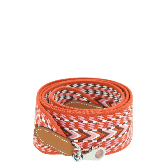 Hermes Tricolor Sangle Allegro 50mm Bag Strap