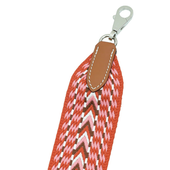 Hermes Tricolor Sangle Allegro 50mm Bag Strap