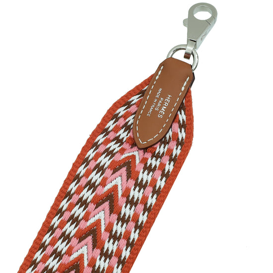 Hermes Tricolor Sangle Allegro 50mm Bag Strap