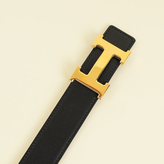 Hermes Bicolor H Buckle & Reversible Strap 32 mm Belt