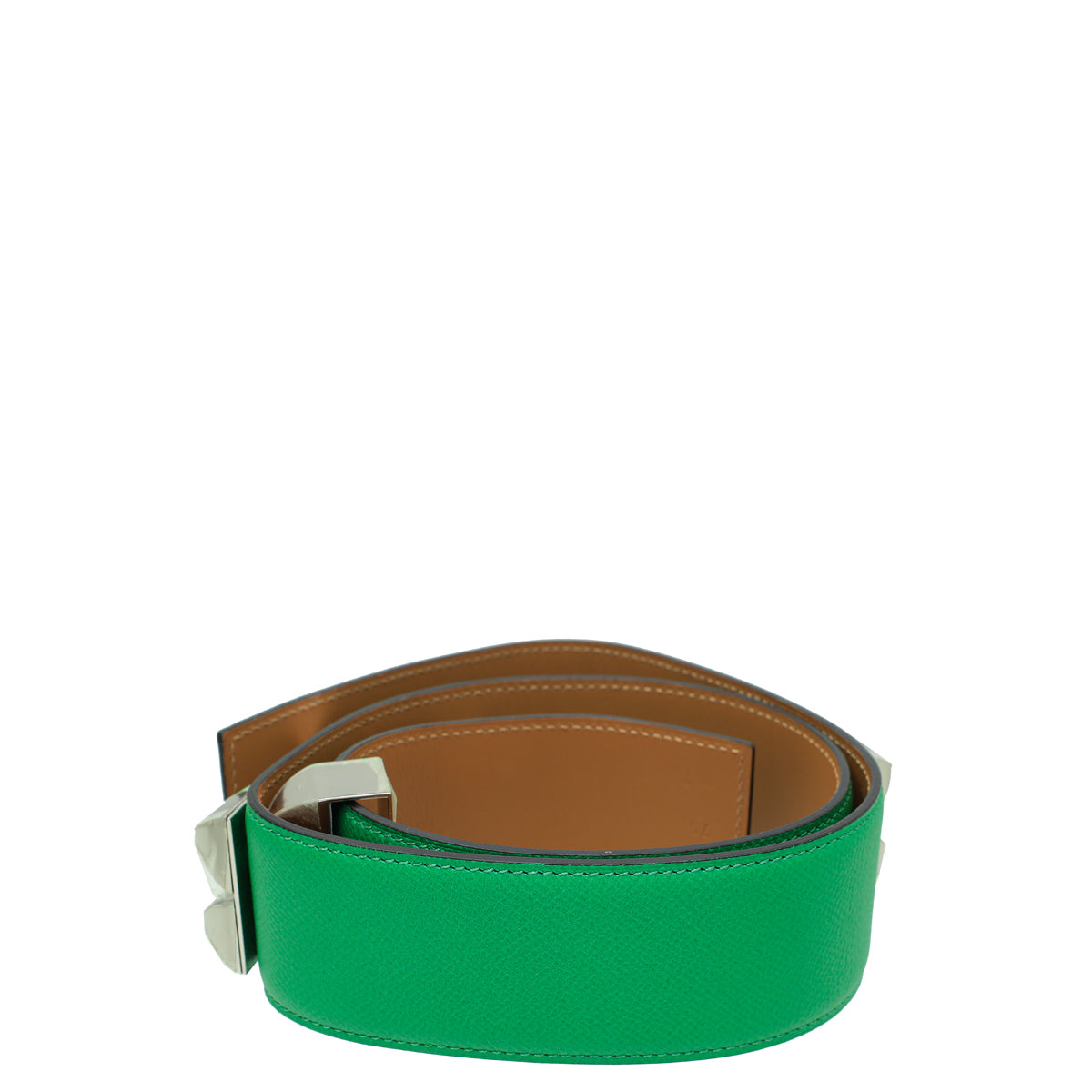 Hermes Bamboo Green Collier De Chien 50 Belt-Hermes-THE CLOSET