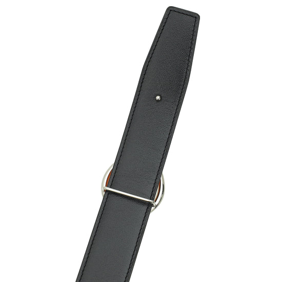 Hermes Bicolor Reversible Strap & Casaque Buckle Belt