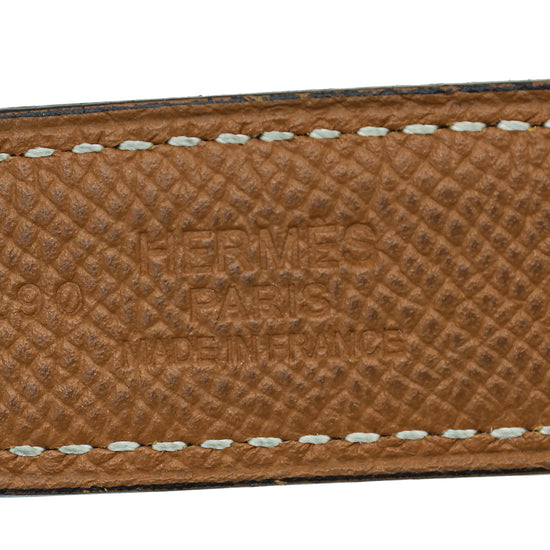 Hermes Bicolor H Buckle Reversible 24mm Belt