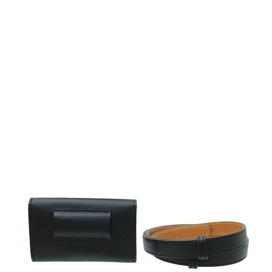 Hermes Noir Kelly Pocket Belt