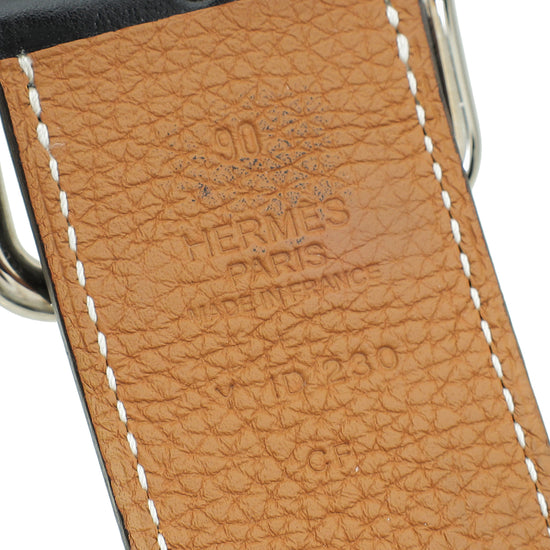 Hermes Bicolor Cape Cod 32 Reversible Belt