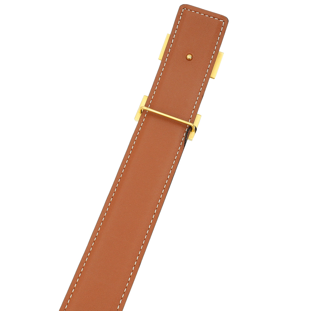 Hermes Bicolor H Martelee Buckle Reversible 32mm Belt T