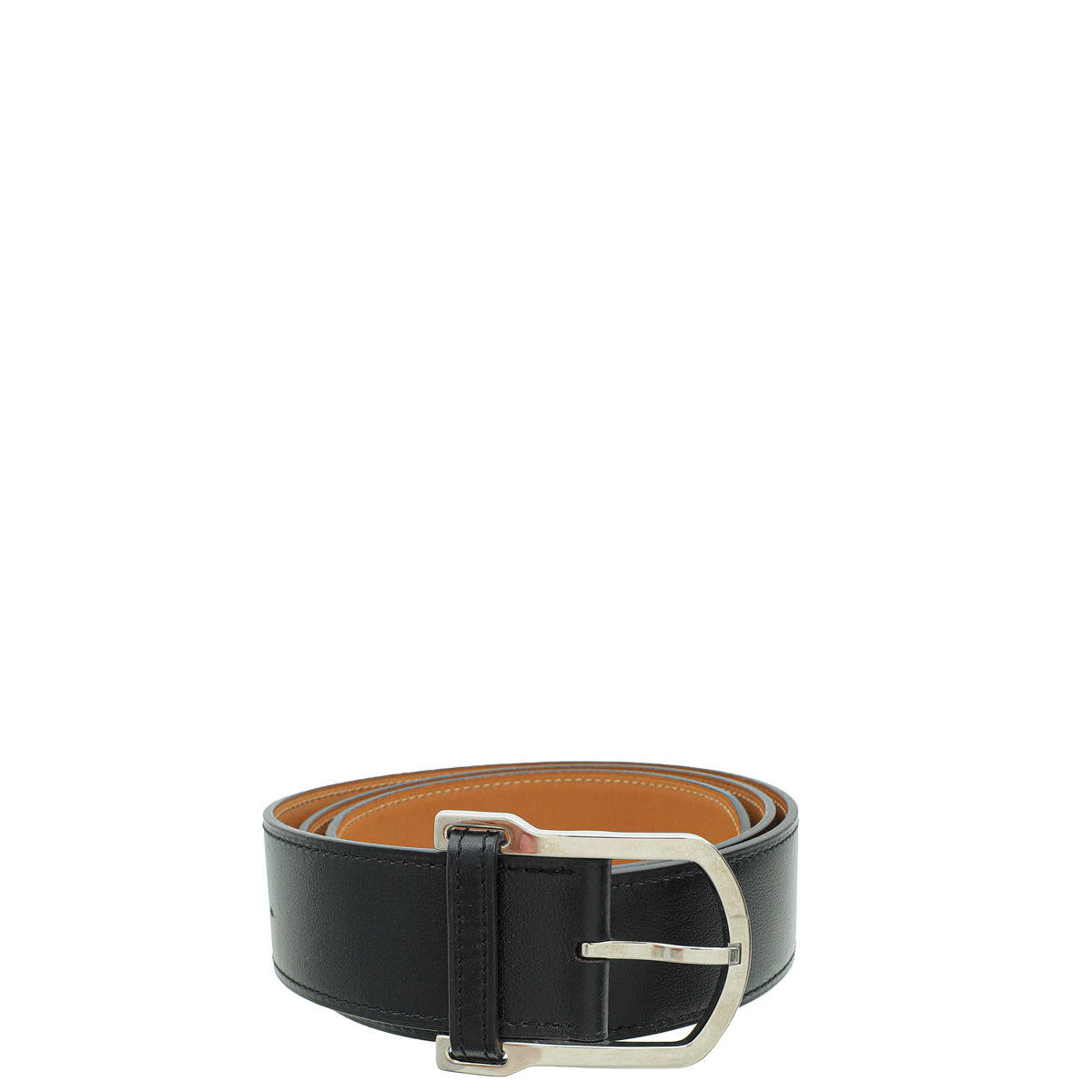 Hermes Noir Buckle Box Belt-Hermes-THE CLOSET