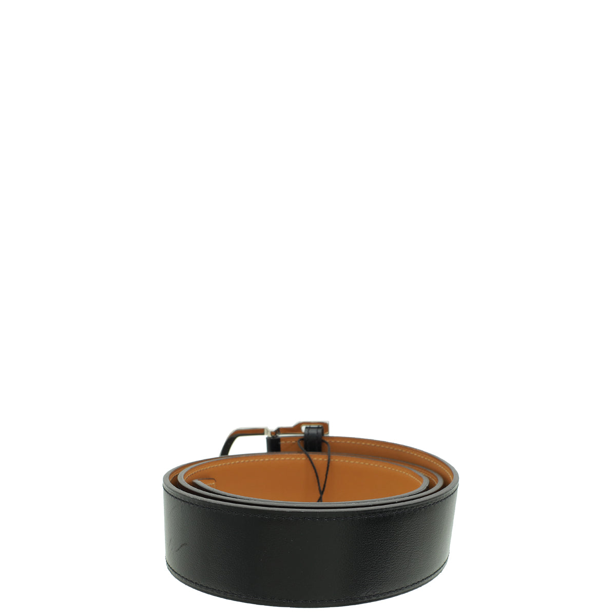 Hermes Noir Buckle Box Belt-Hermes-THE CLOSET