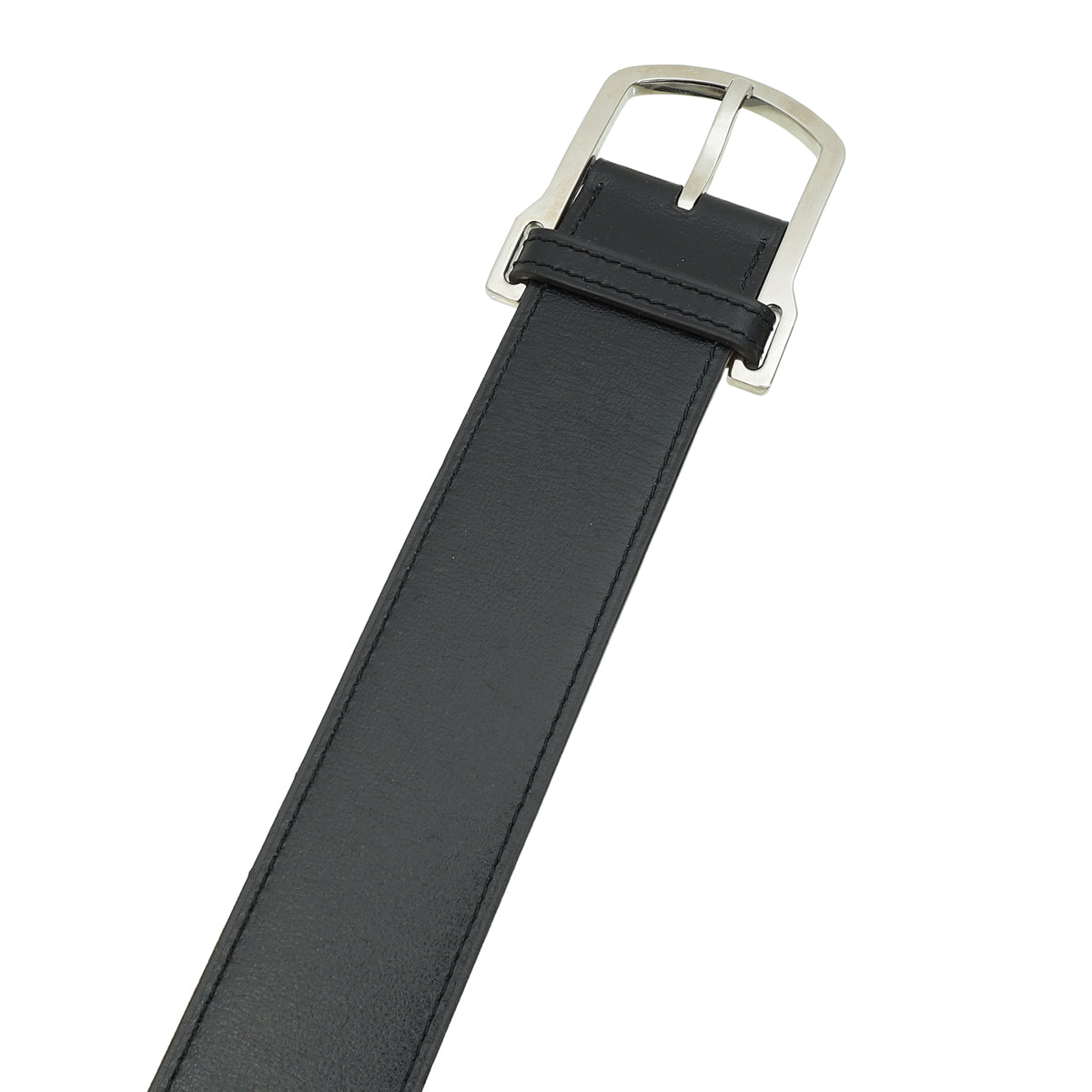 Hermes Noir Buckle Box Belt