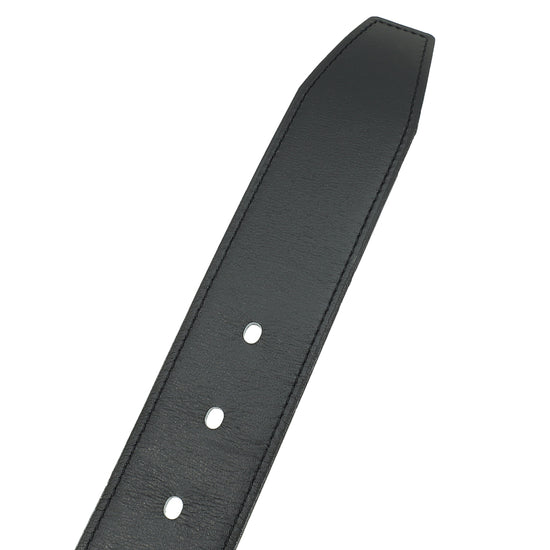 Hermes Noir Buckle Box Belt