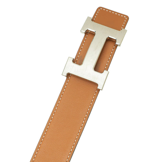 Hermes Bicolor H Buckle Reversible 32mm Belt