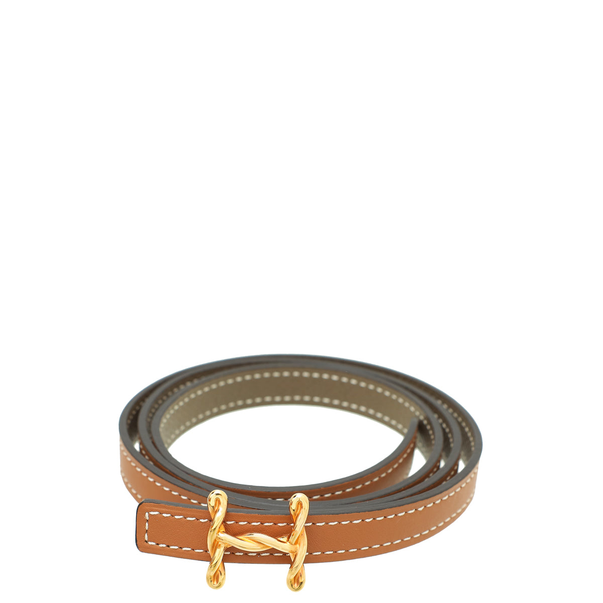 Hermes Bicolor H Torsade 13mm Belt Buckle & Reversible Strap-Hermes-THE CLOSET