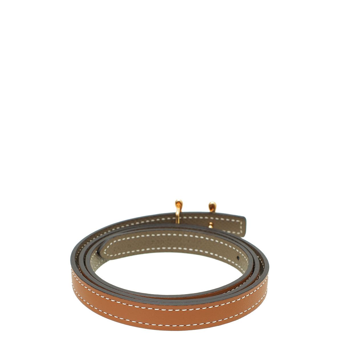 Hermes Bicolor H Torsade 13mm Belt Buckle & Reversible Strap-Hermes-THE CLOSET