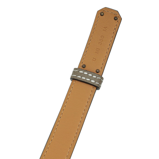 Hermes Etoupe Kelly 18 Belt