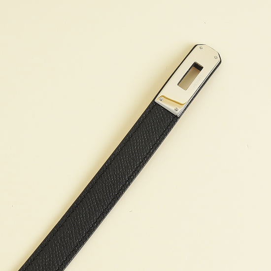 Hermes Noir Kelly 18 mm Belt
