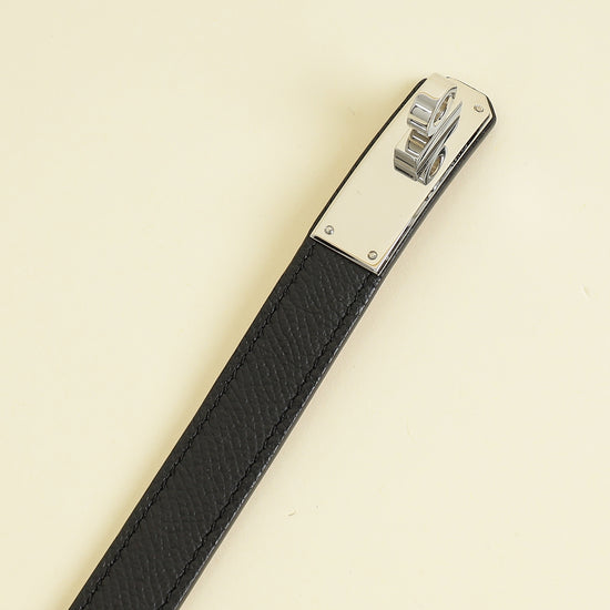 Hermes Noir Kelly 18 mm Belt