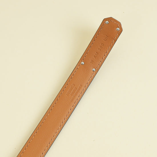 Hermes Noir Kelly 18 mm Belt