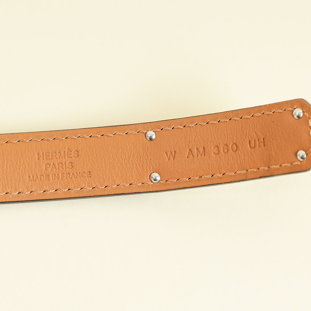 Hermes Noir Kelly 18 mm Belt