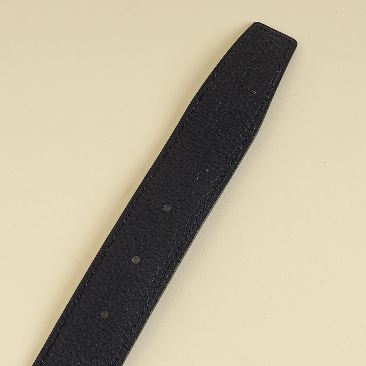 Hermes Bleu Nuit H Guillochee Belt Buckle & Reversible 32mm Belt-Hermes-THE CLOSET