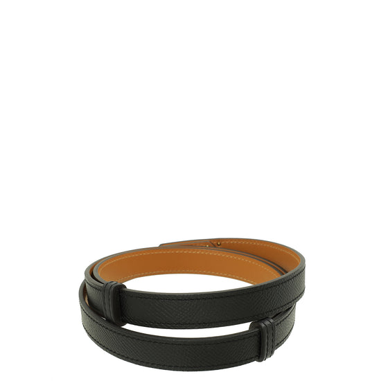 Hermes Noir Kelly 18mm Belt