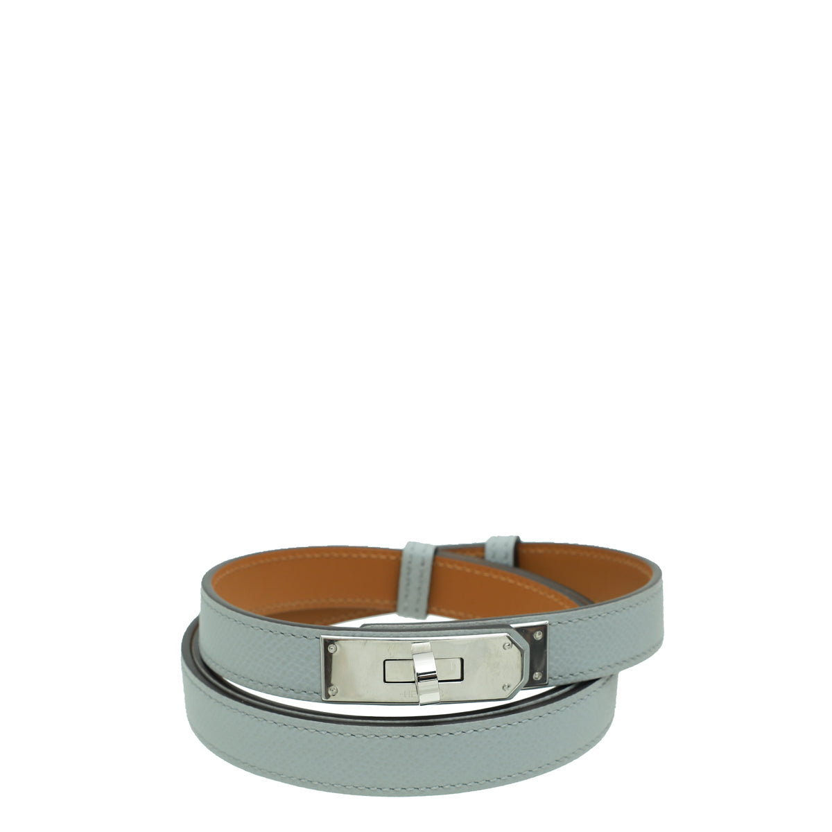 Hermes Gris Platine Kelly 18 Belt-Hermes-THE CLOSET