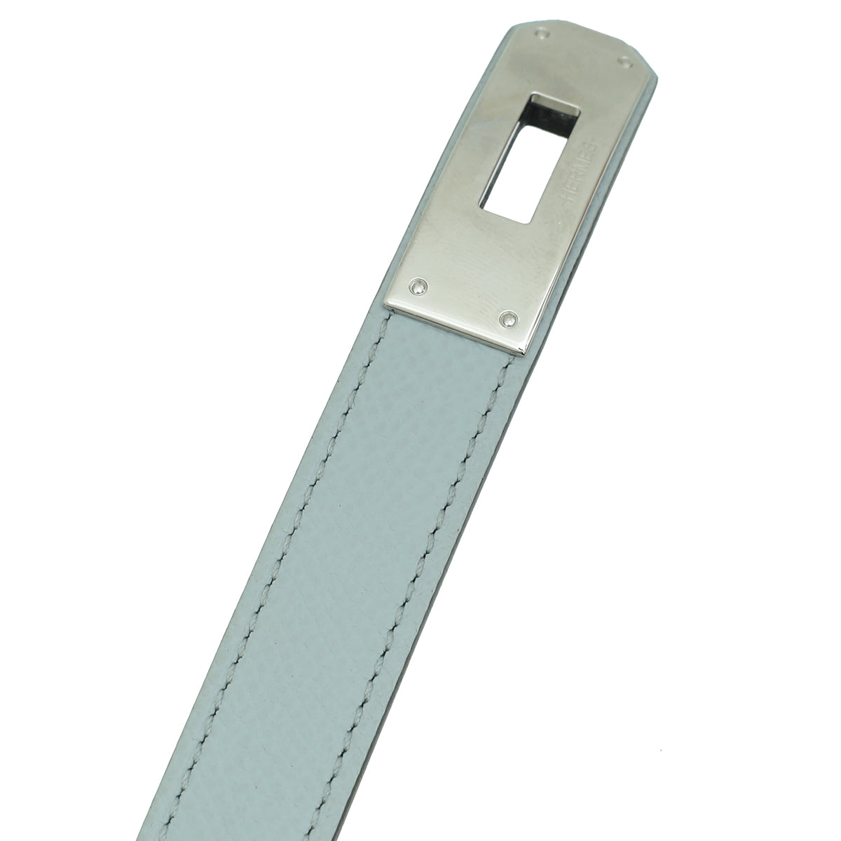 Hermes Gris Platine Kelly 18 Belt