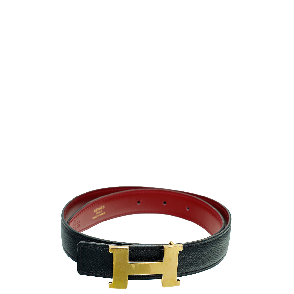Hermes Bicolor Constance Buckle Mini Reversible Belt-Hermes-THE CLOSET