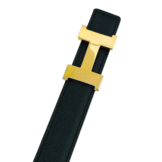 Hermes Bicolor Constance Buckle Mini Reversible Belt