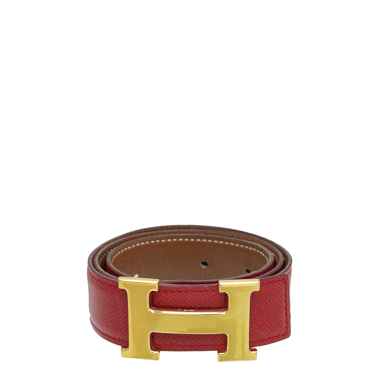 Hermes Bicolor H Buckle Reversible Belt-Hermes-THE CLOSET