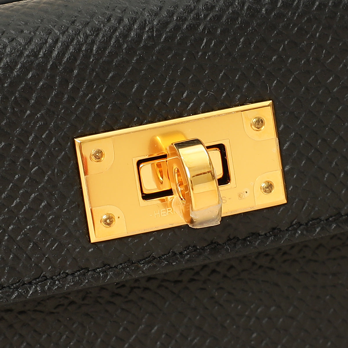 Hermes Noir Kelly Pocket Swift 50mm Bag Strap-Hermes-THE CLOSET